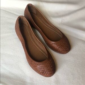 Frye Carson Woven Ballet Shoes Size 6